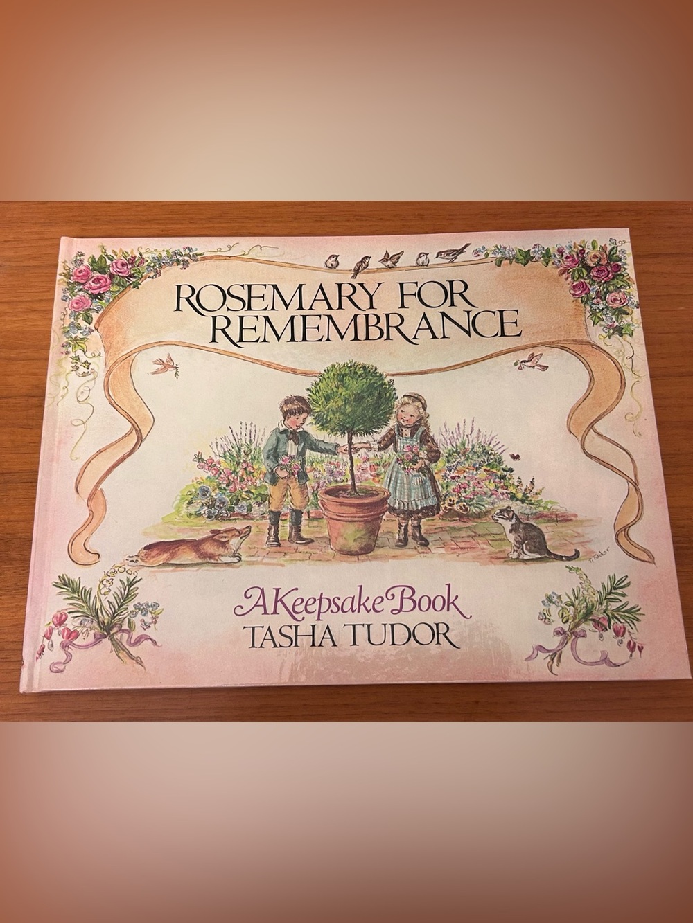 *Signed* First Edition Tasha Tudor "Rosemary for Remembrance" Keepsake Book